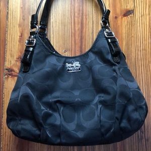 Black Genuine Coach Shoulder Bag